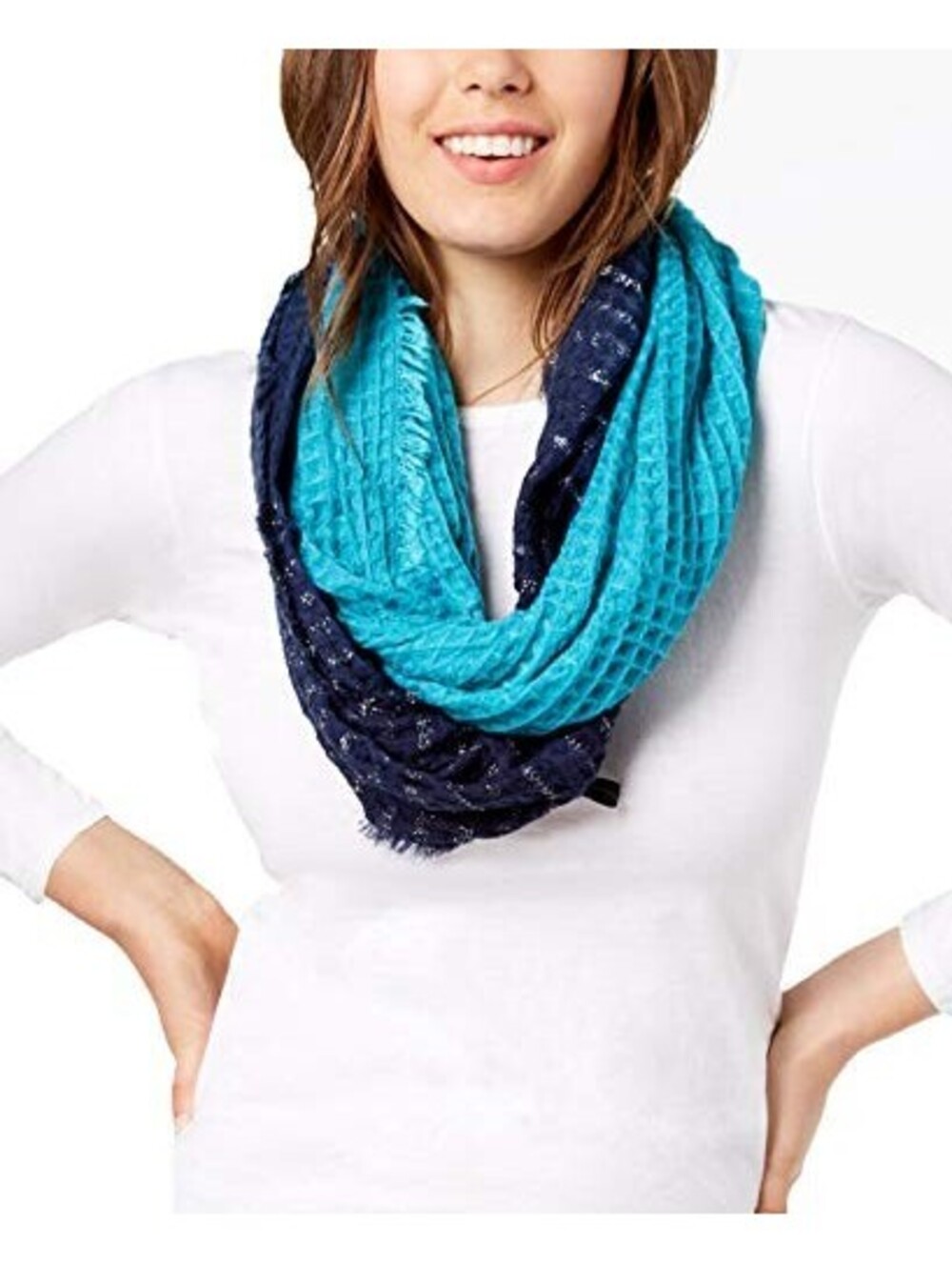 Inc International Concepts Womens Ombre Loop Scarf